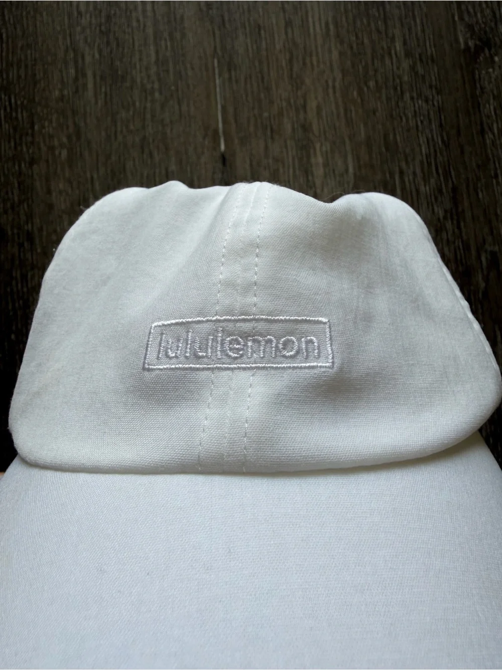 lululemon athletica Kids White Cap with Embroidered Logo